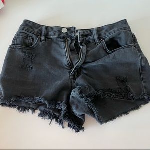 Pacsun Black Denim Shorts
